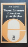 Eseuri literare, filosofice și artistice - Ion Biberi