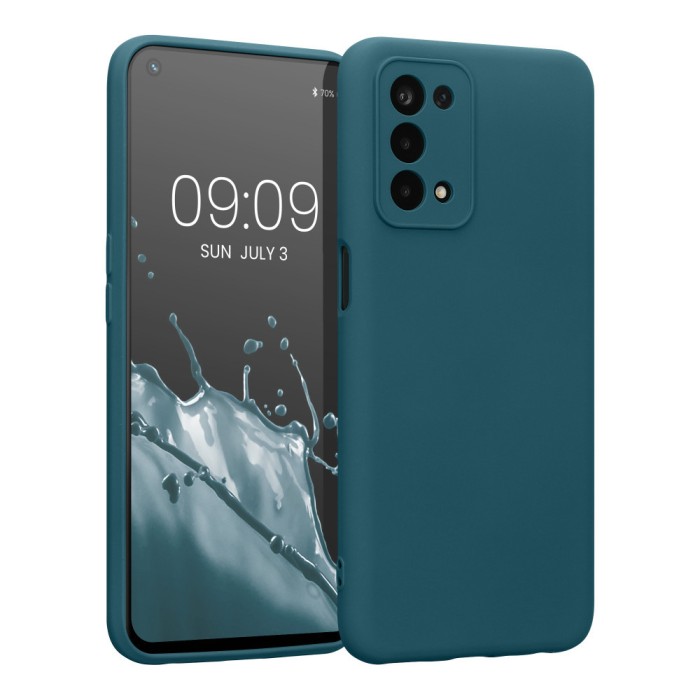 Husa Kwmobile pentru OPPO A74 5G/A54 5G, Silicon, Verde, 57571.57