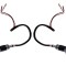 Set 2 lampi semnalizari LED, carcasa neagra, 12v 1W Cod Produs: MX_NEW AM1398