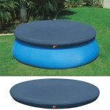Prelata Universala, pentru Acoperire Piscine Rotunde cu Diametru 305 cm, Material PVC, Impermeabila, Blue
