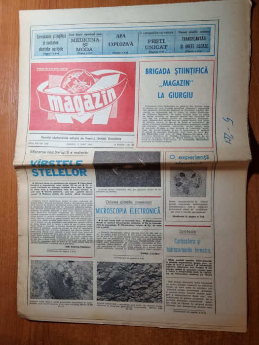 ziarul magazin 17 iunie 1978