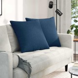 vidaXL Perne pentru canapea 2 pcs albastru 60 x 60 cm țesătură 42014005