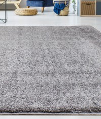 Covor Model Fantasy 12500-16, Marime 60 x 110 cm, Gri, Inaltime Fir 30 mm, Antialergic, Polipropilena, Living, Dormitor, Sufragerie, Birou