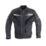 Geaca Moto Barbati W-TEC Progair Negru/Galben Florescent, S