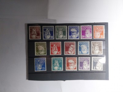 timbre germania deutsche post 1952-1953 foto