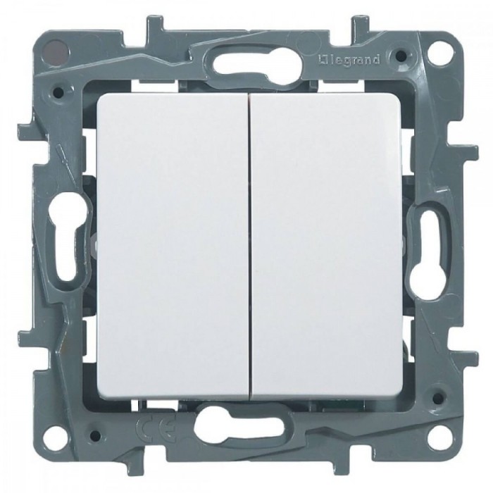 Intrerupator Dublu 10A Legrand Niloe