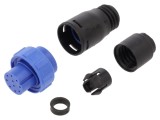 Conector circular mamă 10 pini IP68, BULGIN Buccaneer 400