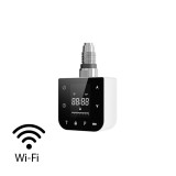 Wifi-s fűtőpatron t&ouml;r&ouml;lk&ouml;zősz&aacute;r&iacute;t&oacute; radi&aacute;torhoz digit&aacute;lis hőfokszab&aacute;lyoz&oacute;val 400W feh&eacute;r