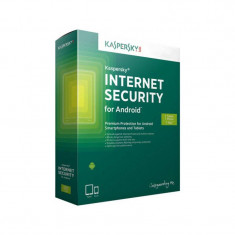 Kaspersky Internet Security pentru Android European Edition 1 Mobile device 1 an Base License Pack foto