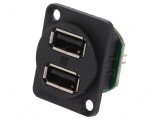 Adaptor USB A Dublu USB 2.0 2.54mm