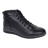Ghete barbatesti casual din piele naturala cun siret si fermoar GS2021SIRN
