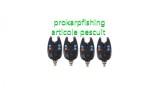 Set 4 Avertizori Pescuit cu LED, Volum, Ton, Sensibilitate Reglabile + Baterii Incluse, Rezistenti la Umiditate