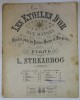 LES ETOILES D &#039; OR , VALSE POUR PIANO A 2 MAINS par L. STREABBOG , SFARSIT DE SEC. XIX , PARTITURA