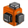 Nivela laser autonivelanta 3D, rosu, placa tinta, suport magnetic, acumulator si incarcator, cutie 75-104, Neo