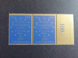 Pereche Margine de Coală cu Număr (10 Ani Drepturile Omului) / Luxemburg (1963) - A583