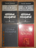 Theodor Mommsen - Istoria Romana 4 volume 1987-2009, ed. cartonata, set complet