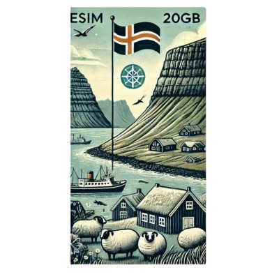 eSIM Faroe Islands 20GB 30Days Standard foto
