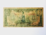 Rara! Paraguay 1 Guarani 1943,bancnota din imagini