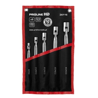 Set chei cu tubulare torx flexibile cr-va hd e6-e24 5p foto