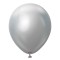 Set 10 baloane chrome ARGINTIU 30 cm