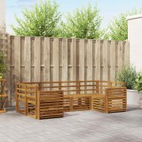 vidaXL Seturi de canapele 6 pcs natural Lemn Solid de Acacia 3375374