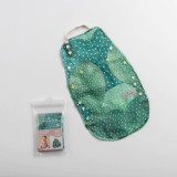 Baveta bebelusi 2 in 1 Miniware Catch &amp; Cover, Prickly Pear