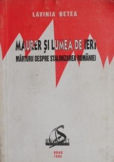 Maurer si lumea de ieri. Marturii despre stalinizarea Romaniei &ndash; Lavinia Betea (putin uzata)