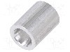 Distantier 16mm, aluminiu, DREMEC - 3312/8,2X16