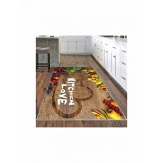 Covor bucatarie cu imprimeu Kitchen Love