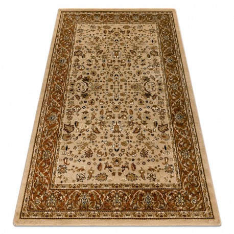 Covor Royal E0176 Cadru - bej / maro, 100x200 cm
