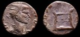 Claudius II &ndash; Zeul Soare Sol Invictus &ndash; Puterea solară &icirc;ntruchipată pe o monedă rară. Antoninianus. Preț: 100 lei.