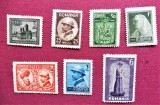 ROMANIA 1922 - LP 73 INCORONAREA REGELUI FERDINAND LA ALBA IULIA SERIE SARNIERA, GUMATE, NESTAMPILATE (T263)