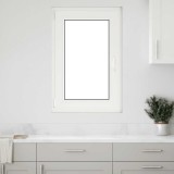 vidaXL Fereastră de subsol &bdquo;RISOR&rdquo; 60x100 cm oscilo-batantă DIN st&acirc;nga, albă
