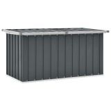 Lada de depozitare pentru gradina, gri, 129 x 67 x 65 cm GartenMobel Dekor, vidaXL