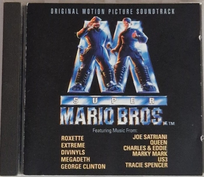 Various &lrm;&ndash; Super Mario Bros. (Original Motion Picture Soundtrack) VG+ / NM cd pop rock Capitol Europa 1993