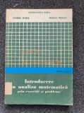 INTRODUCERE IN ANALIZA MATEMATICA PRIN EXERCITII SI PROBLEME - Popa, Hiris