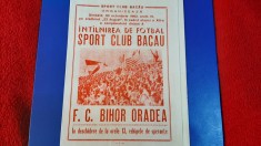 program SC Bacau - FC Bihor
