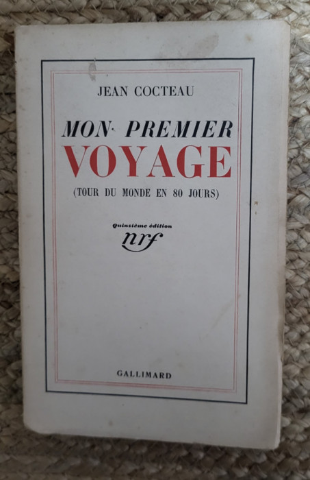 Jean COCTEAU-MON PREMIER VOYAGE,1936