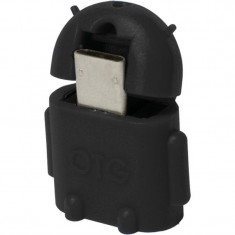 Adaptor OTG Logilink AA0062 USB 2.0 Female - microUSB 2.0 Male negru foto