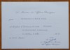 4 invitatii la receptii oficiale catre Maria Groza, anii 65, ONU, URSS, Argentina, Finlanda