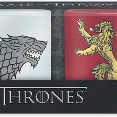 Set 2 cesti mini espresso - Game of Thrones - Stark Lannister