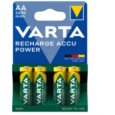 Set 4 baterii reincarcabile AA Varta, mAh Ni-MH - RESIGILAT