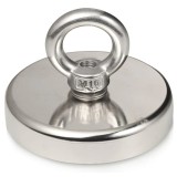 Cumpara ieftin Magnet pentru pescuit, neodim, diametru 75 mm, forta de tractiune 200 kg