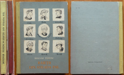 Molnar Ferenc , Baietii din strada Pal , Editura Tineretului , 1966 , cartonata foto