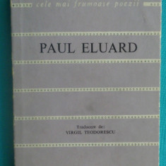 Paul Eluard – Poezii ( colectia Cele mai frumoase poezii Nr 97 )