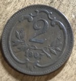 MNDSTR AUT22 Austro-Ungaria 2 hellar 1907