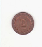 Germania (R.F.G.) 2 Pfennig 1969 magnetic litera G, Europa
