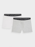 Lenjerie boxeri (2-pack) pentru bărbați - albă, 4F Sportswear