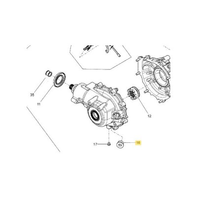 MBS Buson golire ulei grup BRP Can-AM Commander 2013-2015 #16, Cod Produs: 705501828BR foto