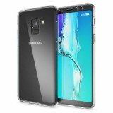 Husa Samsung Galaxy A8 2018, MyStyle FullBody ultra slim TPU , fata - spate transparenta